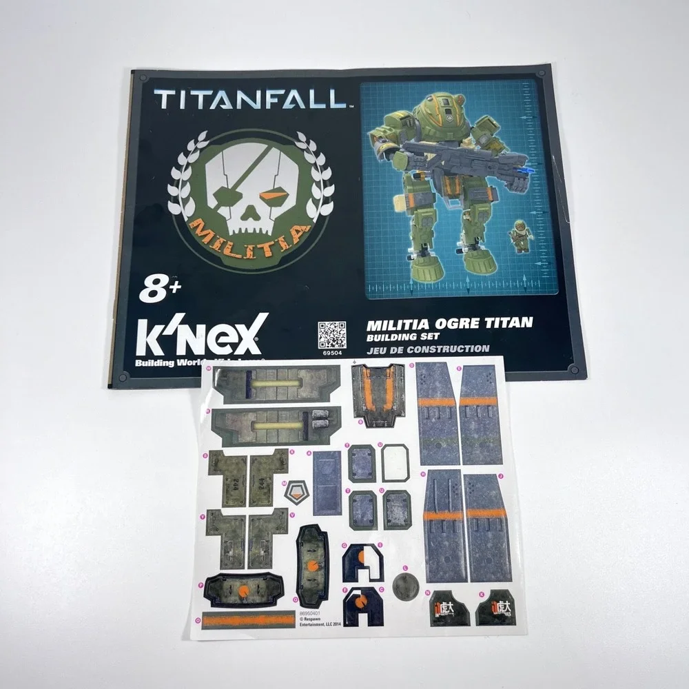 K'NEX  #69504 TITANFALL MILITIA OGRE TITAN Building Set 195 PC Construction Play
